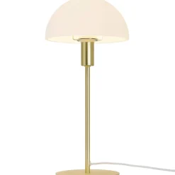 Lampa stołowa ze szklanym kloszem ELLEN Nordlux E14 40W Metal Mosiądz