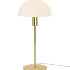 Lampa stołowa ze szklanym kloszem ELLEN Nordlux E14 40W Metal Mosiądz