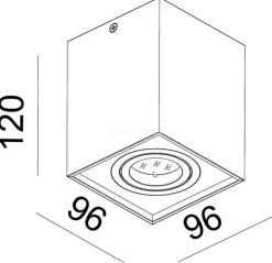 Lampa sufitowa Dato czarna (D348024)
