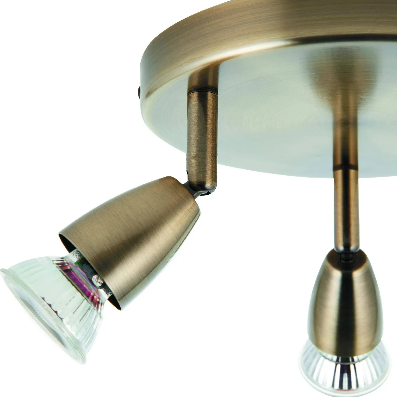 Lampa sufitowa Amalfi 3lt round antique brass 35W (60997) - Saxby