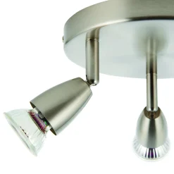 Lampa sufitowa Amalfi 3lt round satin nickel 35W (G2523413) - Saxby