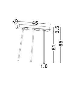 Lampa sufitowa ARANI (LE44706) - Luces Exclusivas