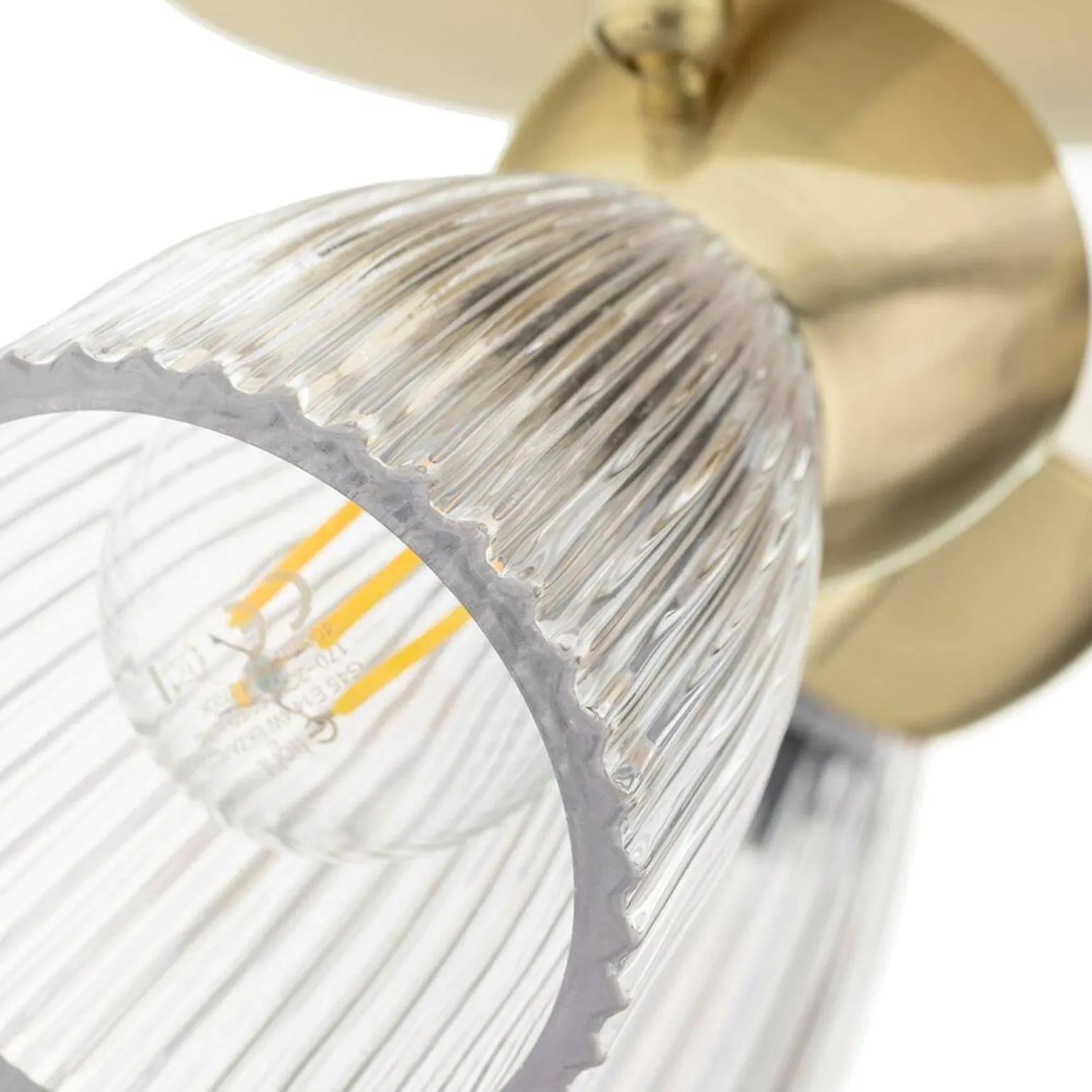 Lampa sufitowa BEST GOLD (round) (ML9977) - Milagro