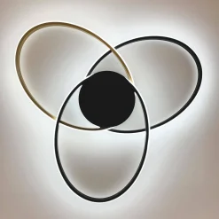 Lampa sufitowa BOLD czarno-złota (20169-GD) - Zuma Line