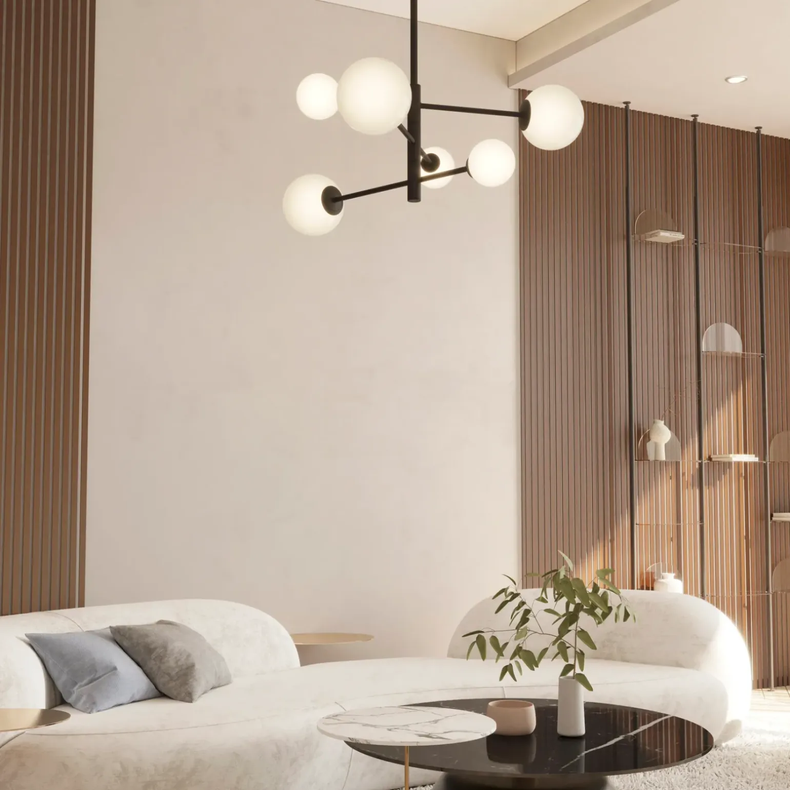 Lampa Sufitowa Bolti 6xG9 czarna (PLC0103-BK) - Yaskr