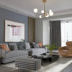 Lampa Sufitowa Bolti 6xG9 złota (PLC0103-GD) - Yaskr