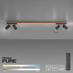 Lampa sufitowa CEILING LIGHT, NATURAL WOOD (6121-79) - Paul Neuhaus