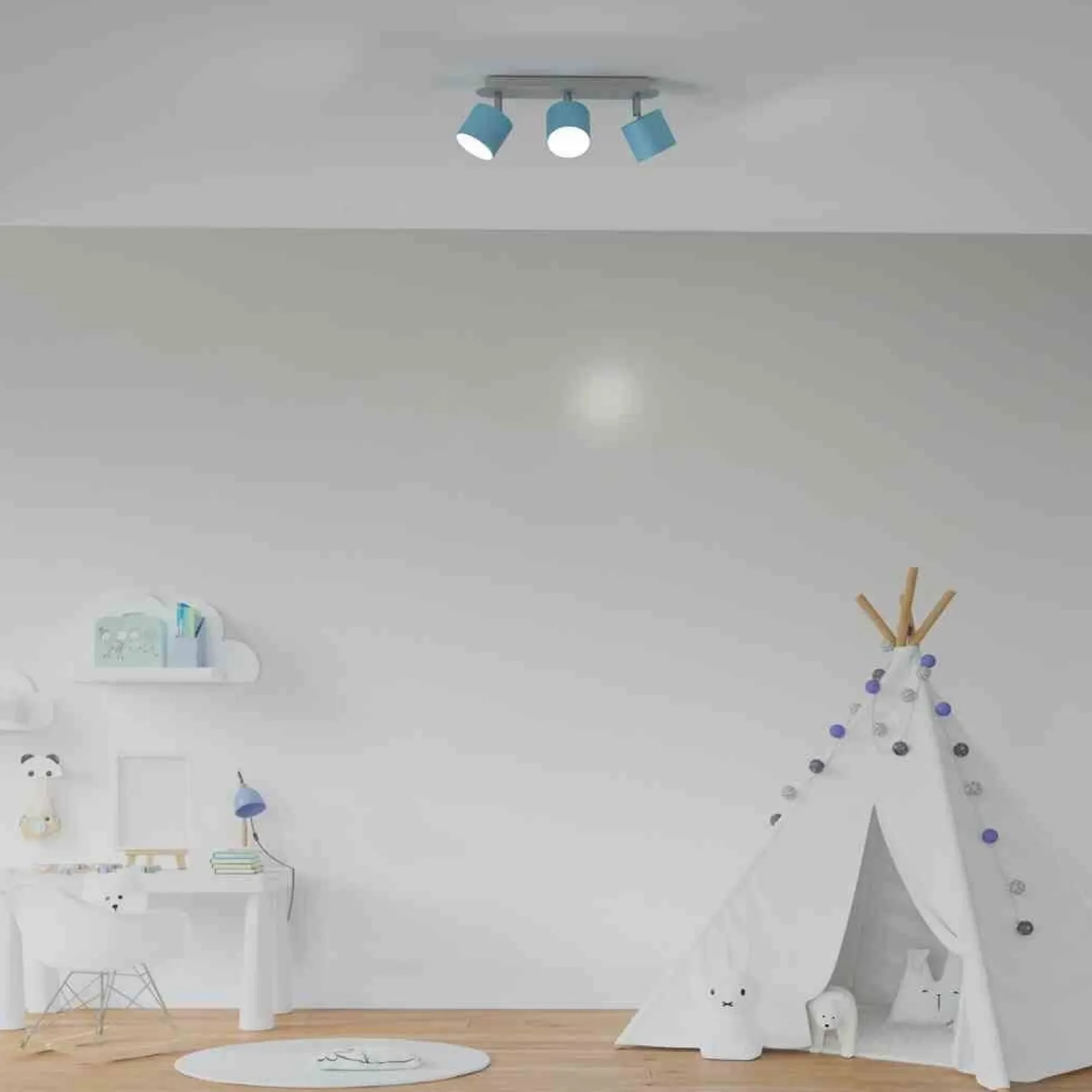 Lampa sufitowa DIXIE BLUE 3xGX53 (MLP7606) - Milagro