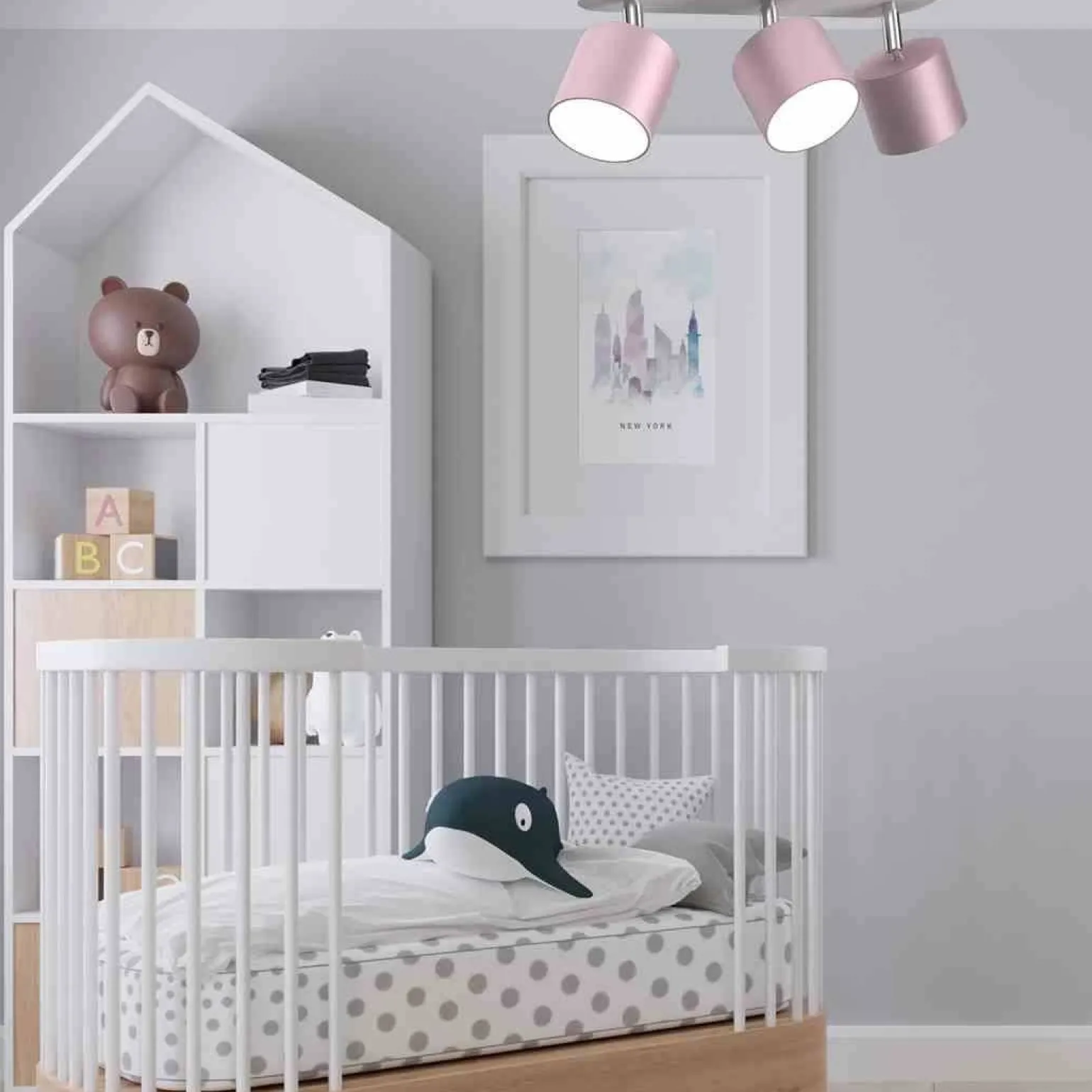 Lampa sufitowa DIXIE PINK 3xGX53 (MLP7611) - Milagro