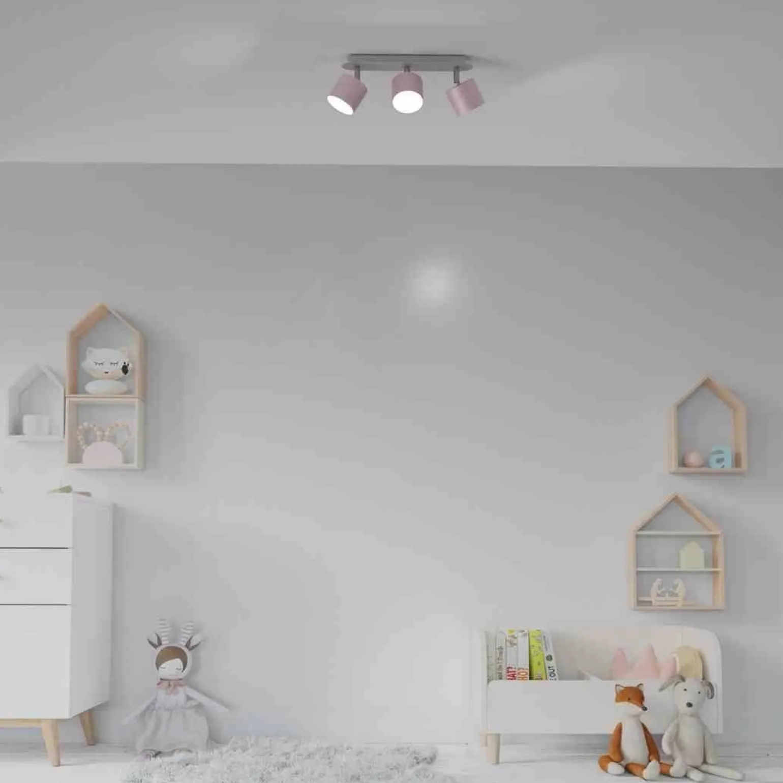 Lampa sufitowa DIXIE PINK 3xGX53 (MLP7611) - Milagro