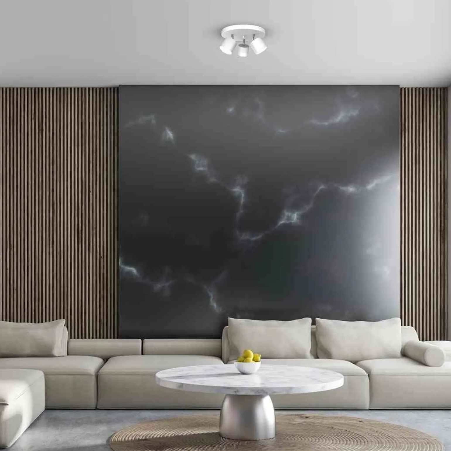 Lampa sufitowa DIXIE WHITE 3xGX53 (MLP7597) - Milagro