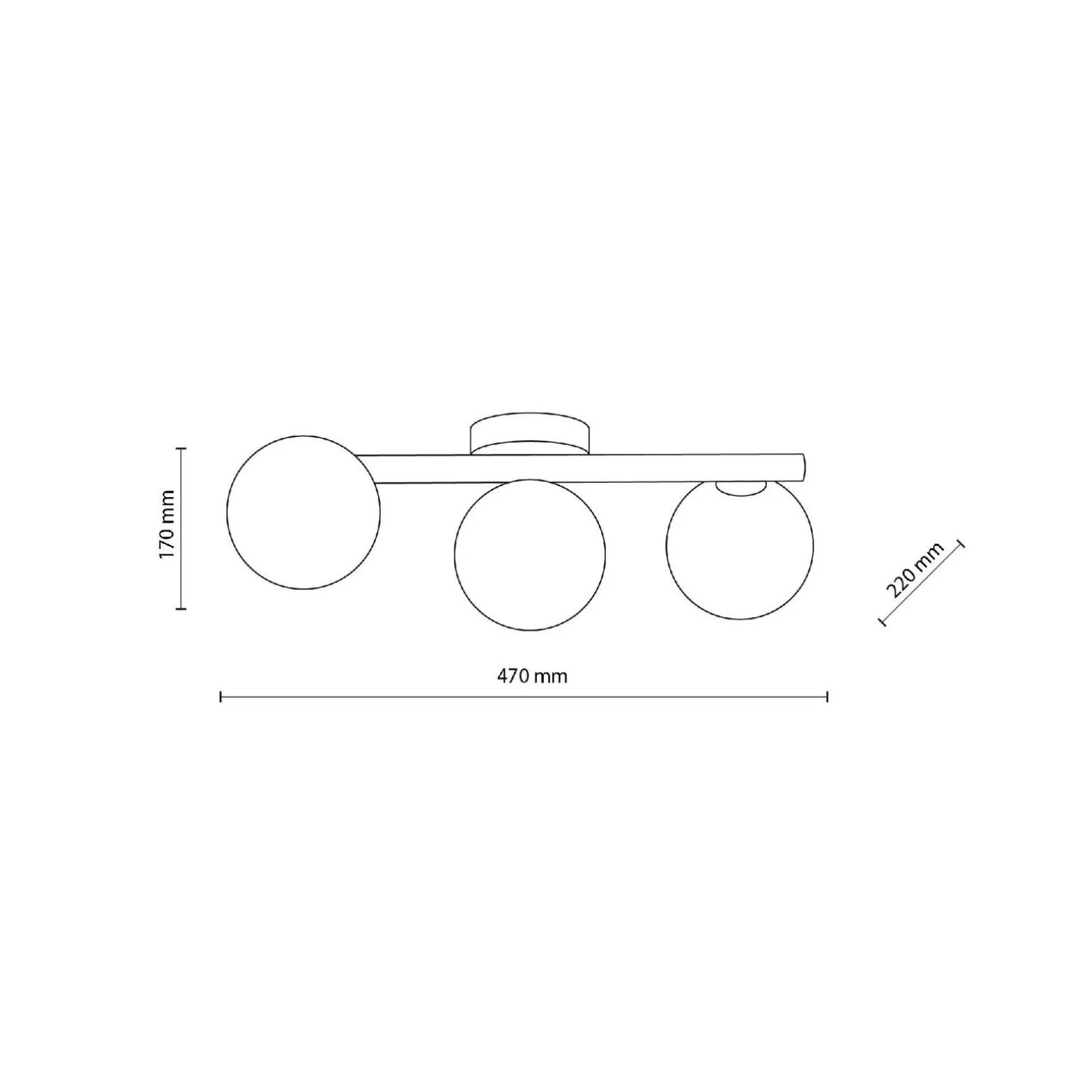 Lampa sufitowa ESTERA WOOD 3 PŁ (5768) - TK Lighting