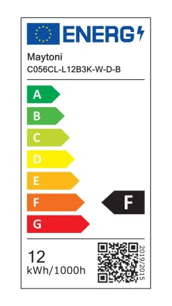 Lampa sufitowa FOCUS LED (C056CL-L12B3K-W-D-B) - Maytoni