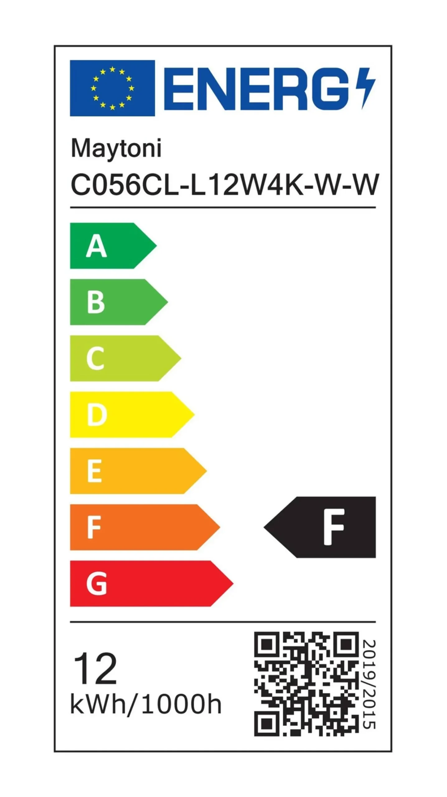 Lampa sufitowa FOCUS LED (C056CL-L12W4K-W-W) - Maytoni