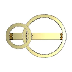 Lampa sufitowa GIRONA złota (MX3713-2-3GT) - Zuma Line