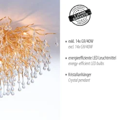 Lampa sufitowa ICICLE 100 cm (8092-11) - Paul Neuhaus