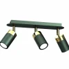 Lampa sufitowa JOKER GREEN/GOLD 3xGU10 (MLP7719) - Milagro
