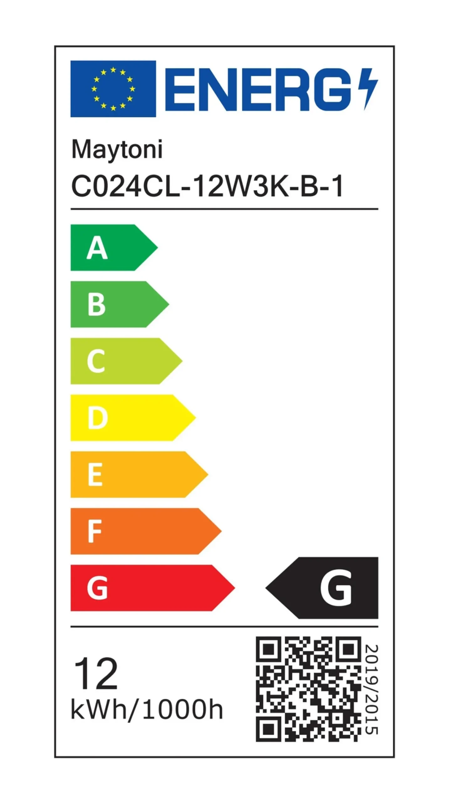 Lampa sufitowa kierunkowa Onda (C024CL-12W3K-B-1) - Maytoni