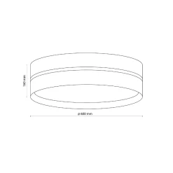 Lampa sufitowa LINOBIANCO Ø 60 (6578) - TK Lighting