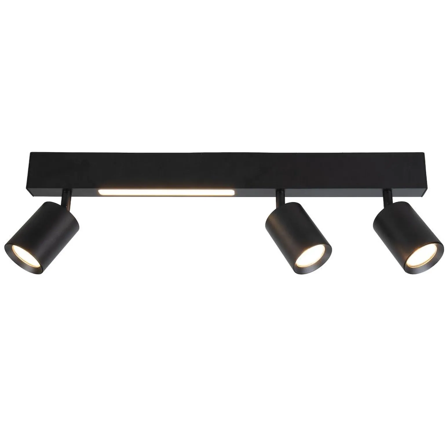 Lampa Sufitowa Magnet 9W+3xGU10 3000/4000K Czarny (ML1134) - Milagro