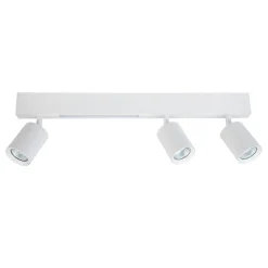 Lampa Sufitowa Magnet 9W+3xGU10 3000/4000K Biały (ML1135) - Milagro