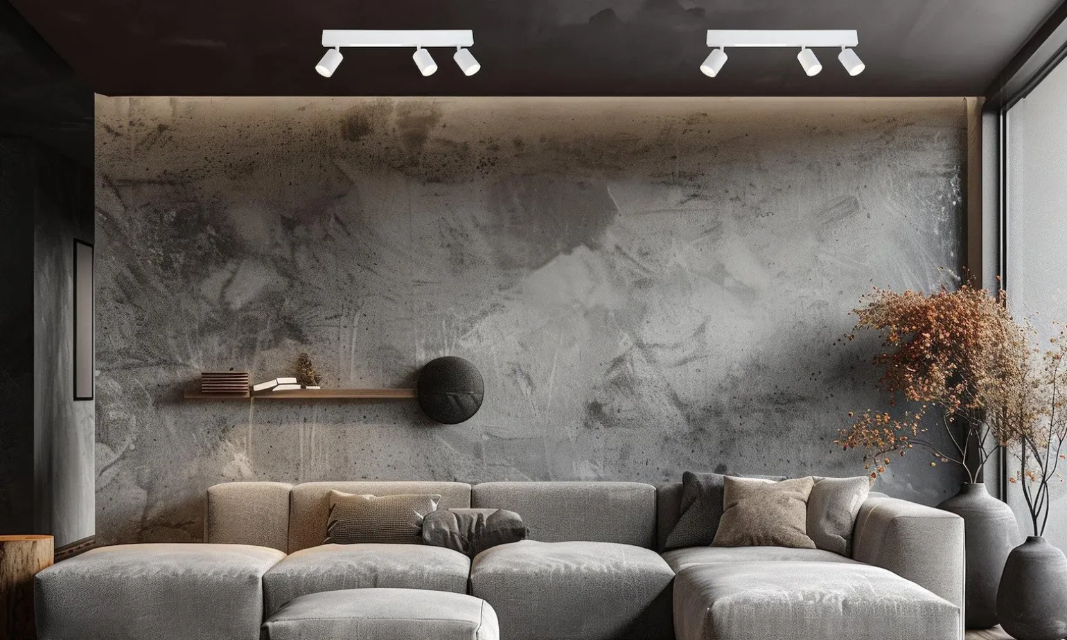 Lampa Sufitowa Magnet 9W+3xGU10 3000/4000K Biały (ML1135) - Milagro