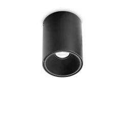 Lampa Sufitowa NITRO Czarny (NITRO_PL_10W_ROUND_NERO) - Ideal Lux