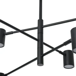 Lampa Sufitowa Noe 6 (PLC0102-BK) - Yaskr