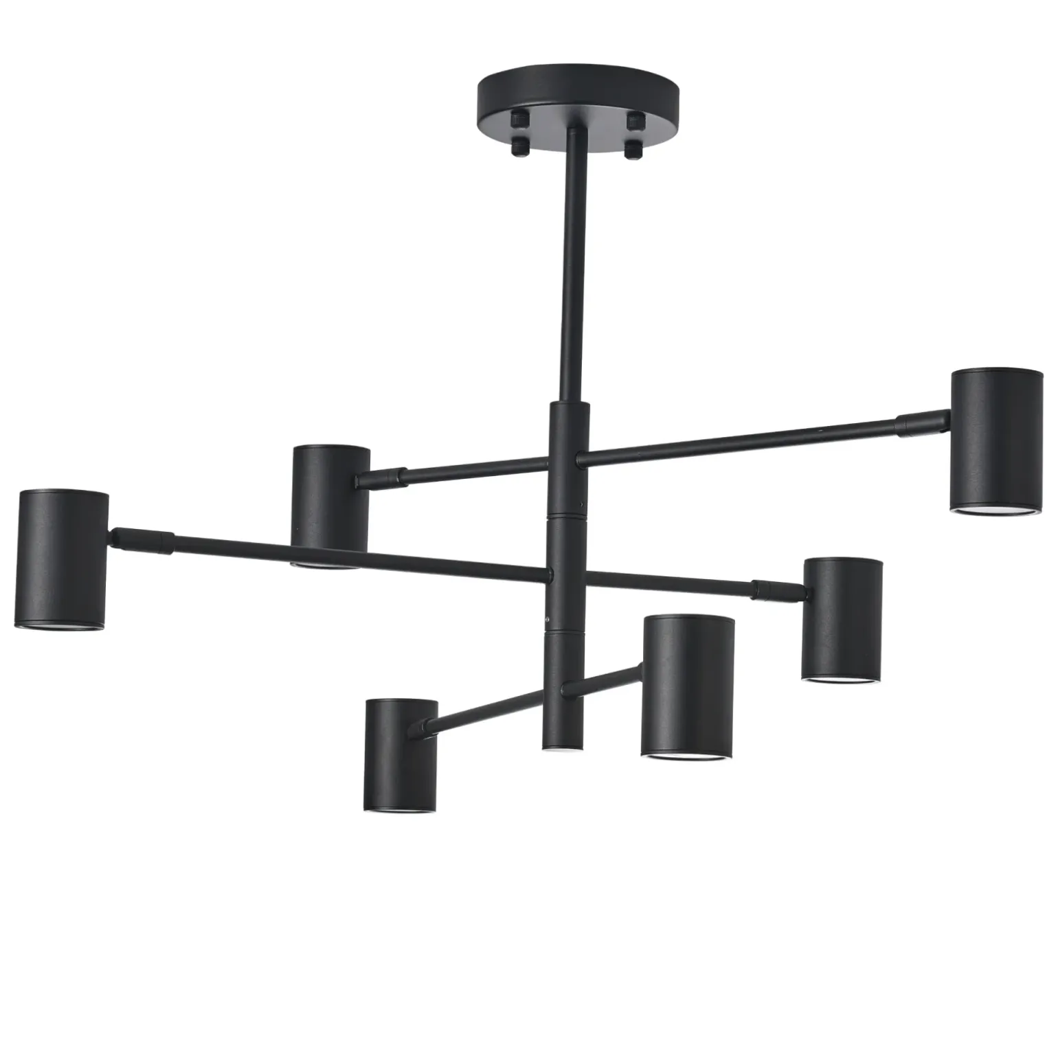 Lampa Sufitowa Noe 6 (PLC0102-BK) - Yaskr