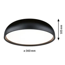 Lampa sufitowa OKA LED IP44 czarny matowy (PL71084) - PAULMANN