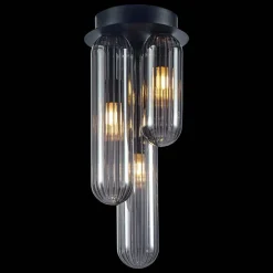 Lampa sufitowa PAX BLACK 3 (ML0339) - Milagro