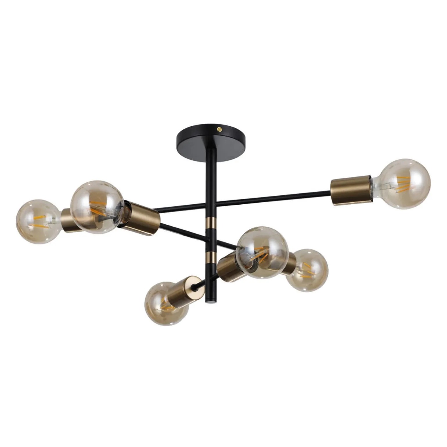 Lampa sufitowa Piansi 6 (PND-4025-6-BL-HBR) - Italux