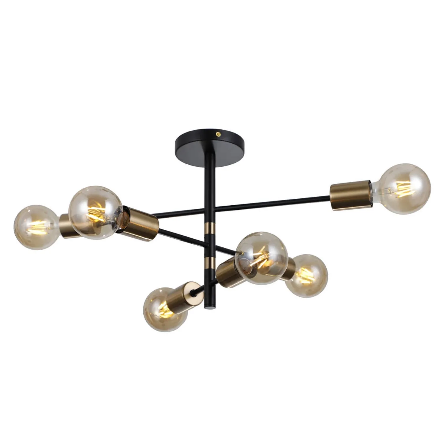 Lampa sufitowa Piansi 6 (PND-4025-6-BL-HBR) - Italux