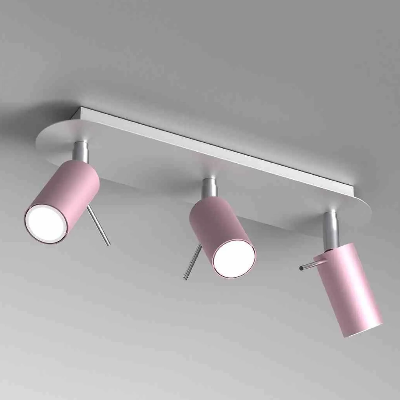 Lampa sufitowa PRESTON PINK/WHITE 3x mini GU10 (MLP7628) - Milagro