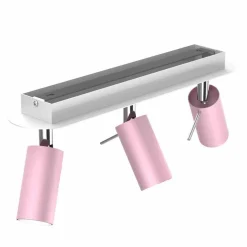 Lampa sufitowa PRESTON PINK/WHITE 3x mini GU10 (MLP7628) - Milagro