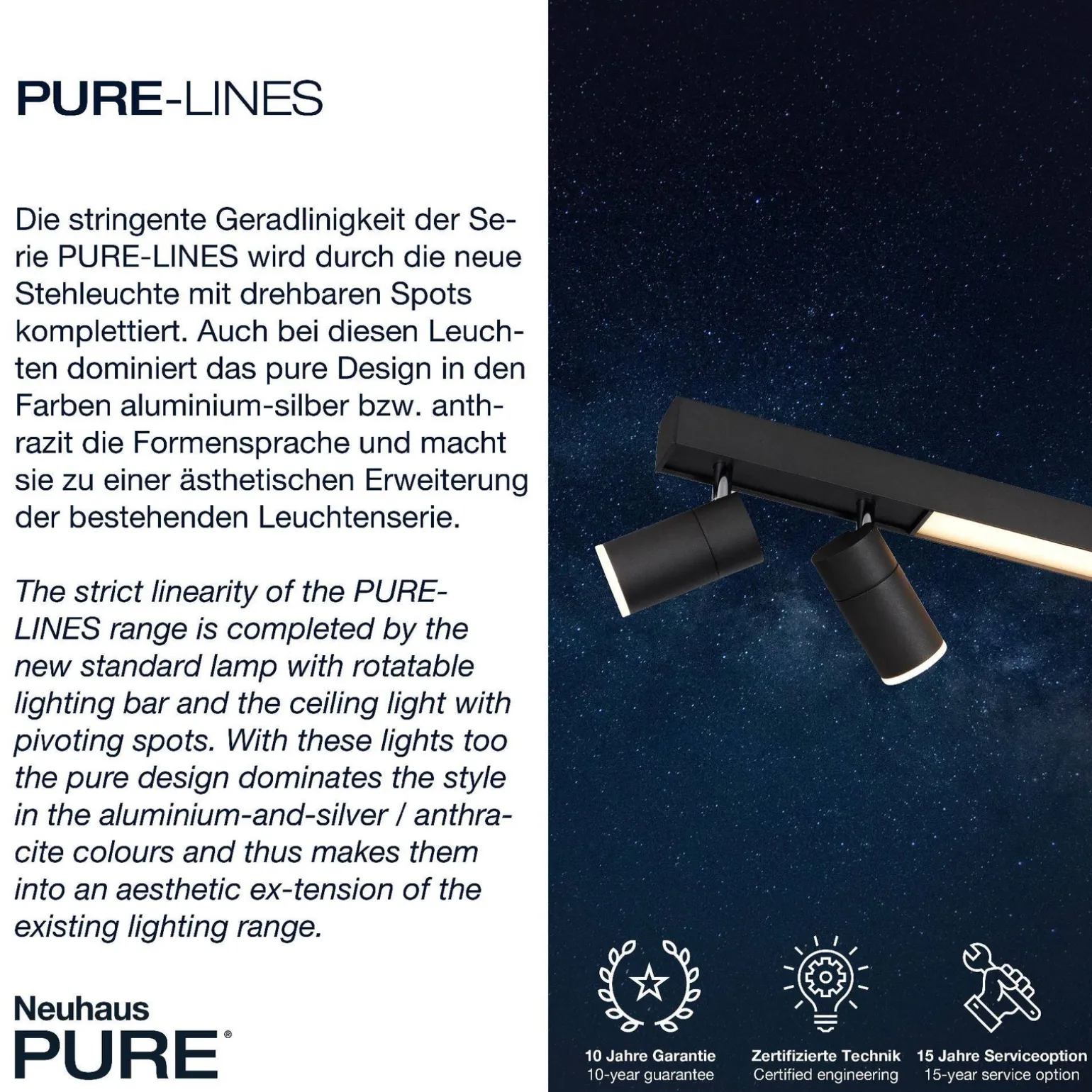 Lampa sufitowa PURE-LINES (6121-13) - Paul Neuhaus