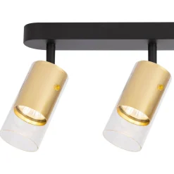 Lampa sufitowa Ricky Spot złota 3 (ML0692) - Milagro