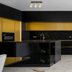 Lampa sufitowa Ricky Spot złota 3 (ML0692) - Milagro