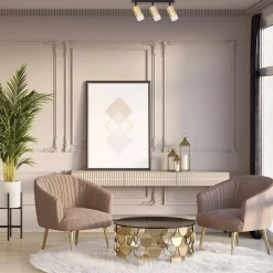 Lampa sufitowa Ricky Spot złota 3 (ML0692) - Milagro