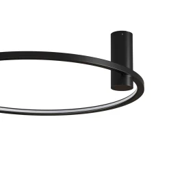 Lampa sufitowa Ringa M IP44 czarna (CL0112-M-BK) - Yaskr