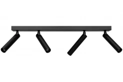 Lampa sufitowa ROLL 4 kolor Czarny (50922402) - KASPA