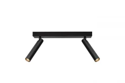 Lampa sufitowa ROLL 2 kolor Czarny (50920202) - KASPA