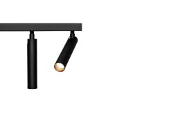 Lampa sufitowa ROLL 6 kolor Czarny (50924602) - KASPA