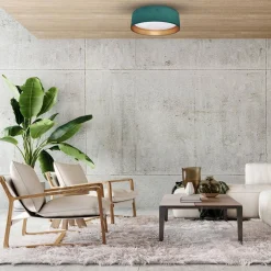 Lampa sufitowa RONDO GREEN LED (ML7071) - Milagro