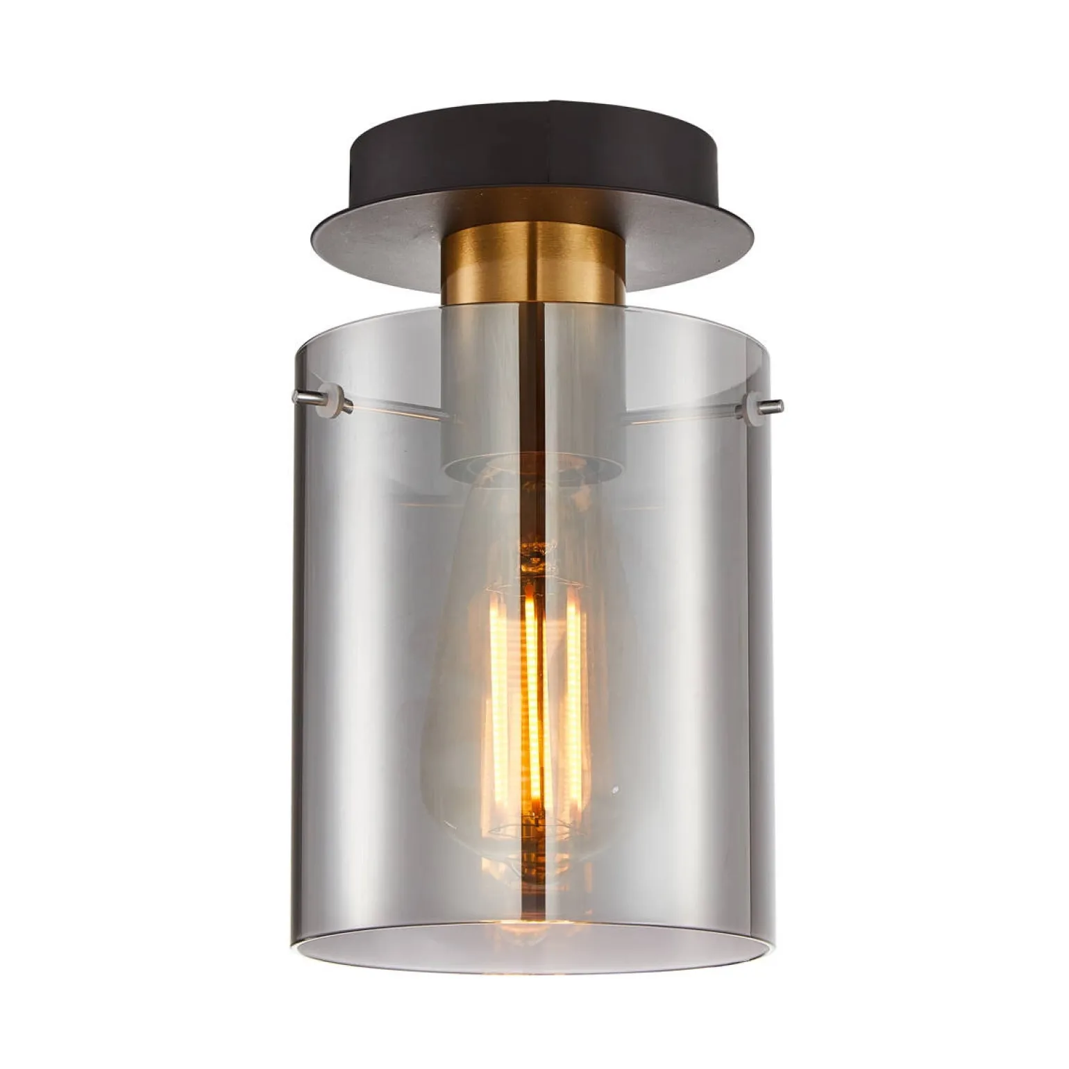 Lampa sufitowa Sardo (SPL-5581-1SC-BRO-SG) - Italux