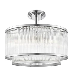 Lampa Sufitowa SERGIO Kol. Srebrny (C0528-05H-F4AC) - Zuma Line