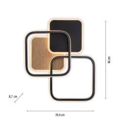 LAMPA SUFITOWA SEVENT WOODEN DECOR (14117-78) - Paul Neuhaus