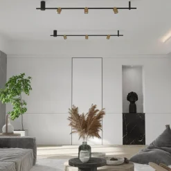 Lampa sufitowa Slide 3 LED szczotkowany mosiądz (CL0106-BS) - Yaskr