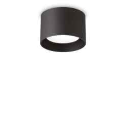 Lampa Sufitowa SPIKE Czarny (SPIKE_PL1_ROUND_NERO) - Ideal Lux