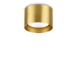 Lampa Sufitowa SPIKE Mosiądz (SPIKE_PL1_ROUND_OTTONE) - Ideal Lux